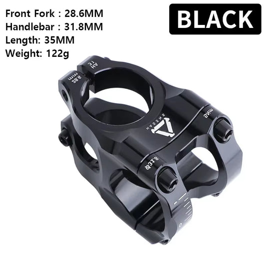 35Mm Purple Silver Red Orange Short Bike Stem 31 8Mm Aluminum Handlebar Fork Stem for Mountain Bike 31.8 Clamp Bicycle Bridge