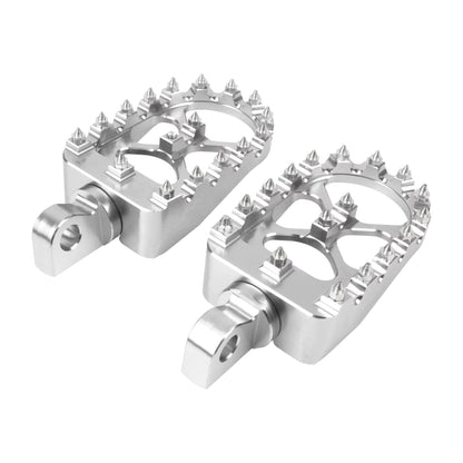 Universal Motorcycle Footpegs 360° CNC Wide Fat Roating Foot Pegs for Harley Dyna Fat Bob Softail Sportster Street Bob Motocross