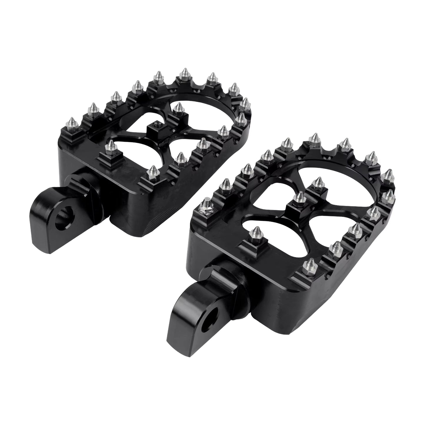 Universal Motorcycle Footpegs 360° CNC Wide Fat Roating Foot Pegs for Harley Dyna Fat Bob Softail Sportster Street Bob Motocross