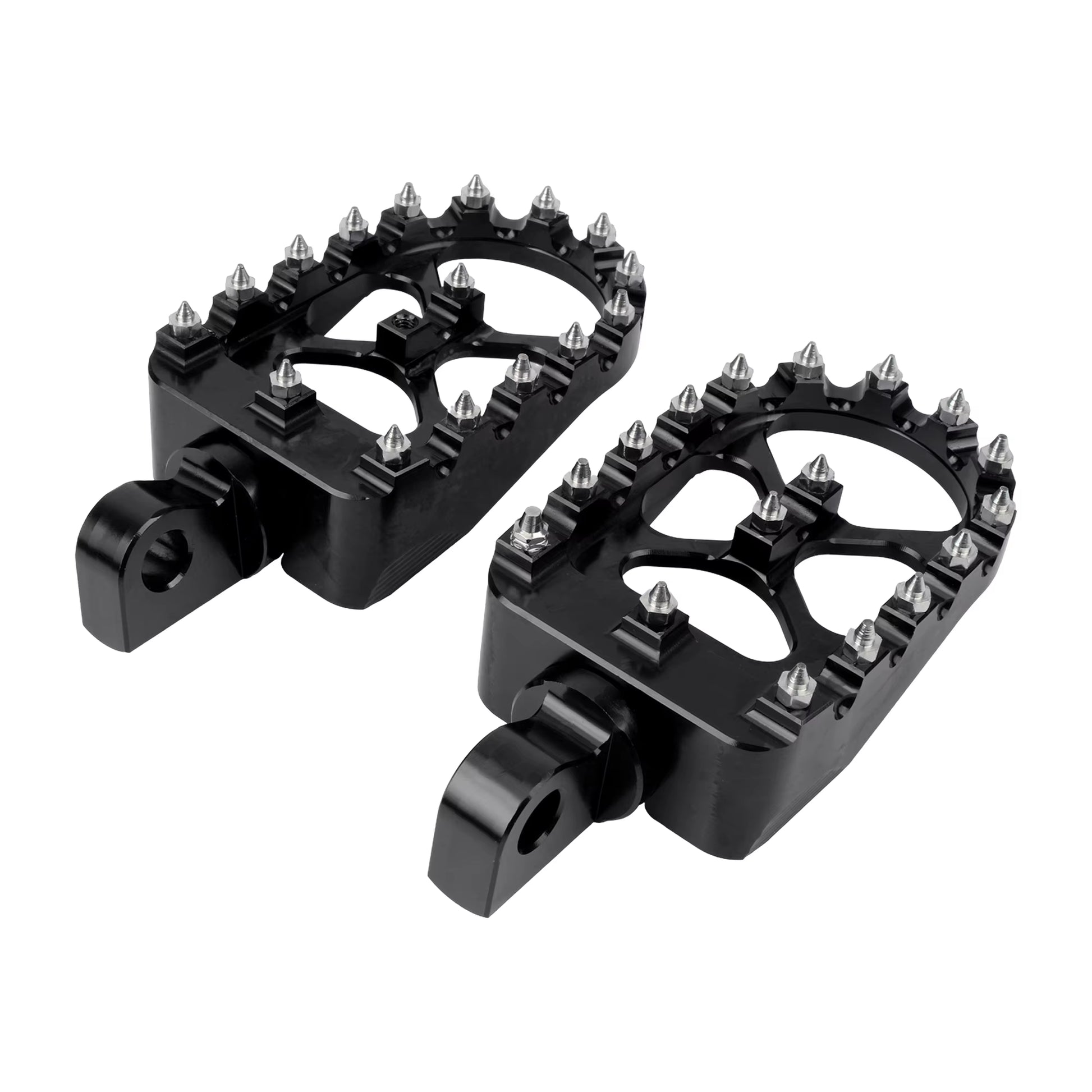 Universal Motorcycle Footpegs 360° CNC Wide Fat Roating Foot Pegs for Harley Dyna Fat Bob Softail Sportster Street Bob Motocross