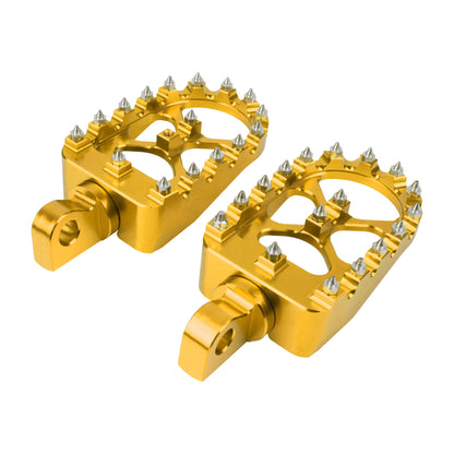 Universal Motorcycle Footpegs 360° CNC Wide Fat Roating Foot Pegs for Harley Dyna Fat Bob Softail Sportster Street Bob Motocross