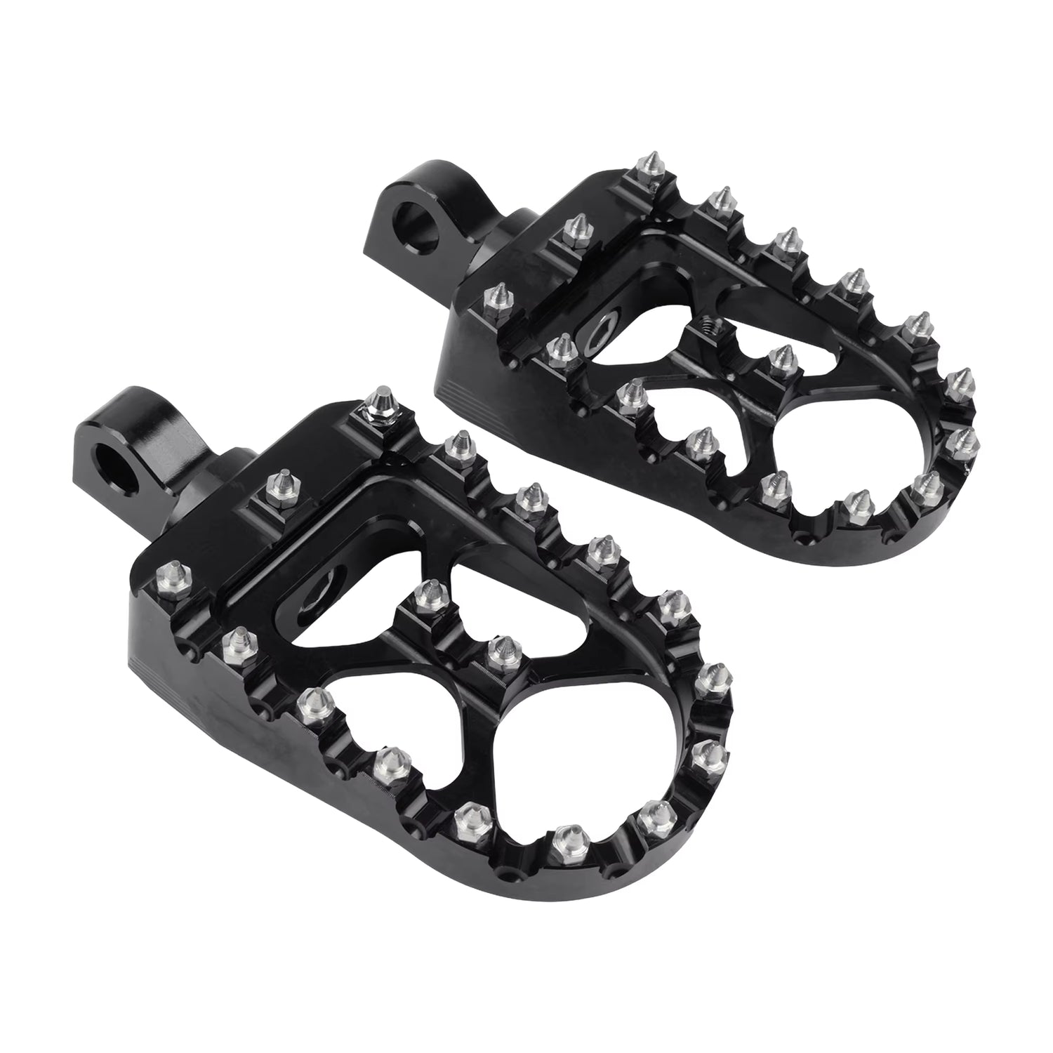 Universal Motorcycle Footpegs 360° CNC Wide Fat Roating Foot Pegs for Harley Dyna Fat Bob Softail Sportster Street Bob Motocross